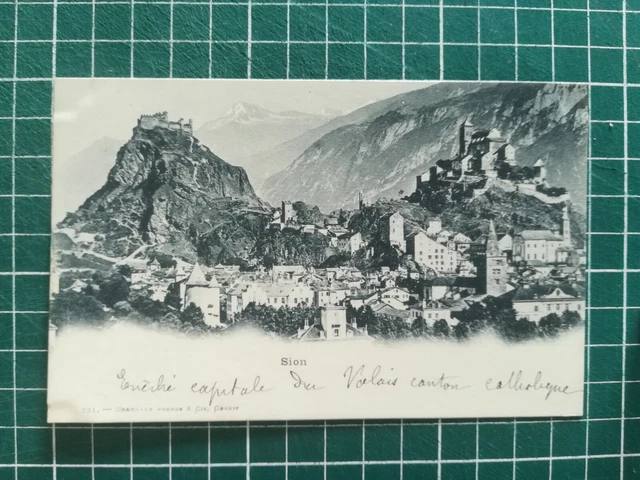 Si082 CPA Be Circa 1900 - Switzerland - View General Sion