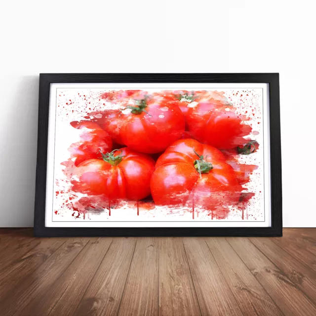 Red Tomatoes V3 Wall Art Print Framed Canvas Picture Poster Home Decor