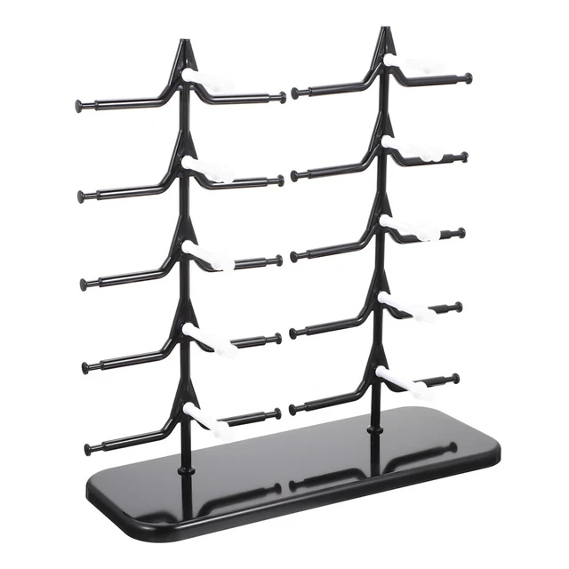 Gafas de plástico con soporte de exhibición de gafas de escritorio soporte para gafas estante de almacenamiento