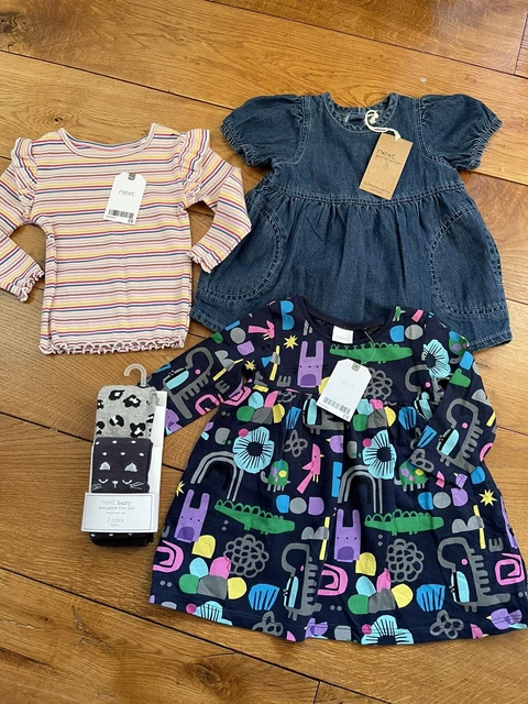 Next  Baby Girls  Clothes Tights Top Dress Brand New With Tags Age 3-6 Months
