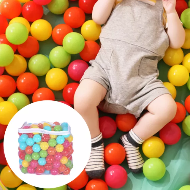 100pcs Pit Balls Hand-on Ability Bpa Free Ocean Wave Baby Ball Multi-functional