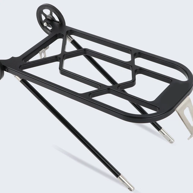 CUSTOM FIT REAR Cargo Rack for Brompton Folding Bike with Aluminum ...