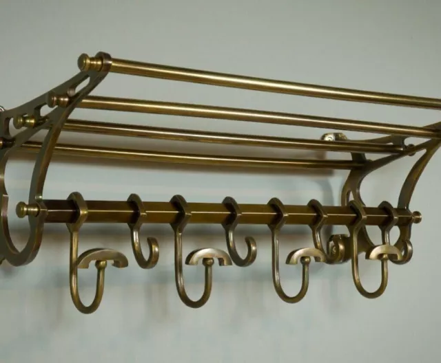 French COATRACK luxury decor Luggage Rack Train Wall Mounted Rack vintage Active