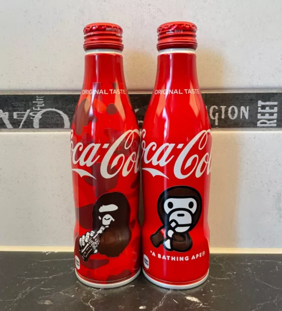 FULL Coca Cola x A Bathing Ape Bape Baby Milo 2020 Japan Limited Edition Bottles