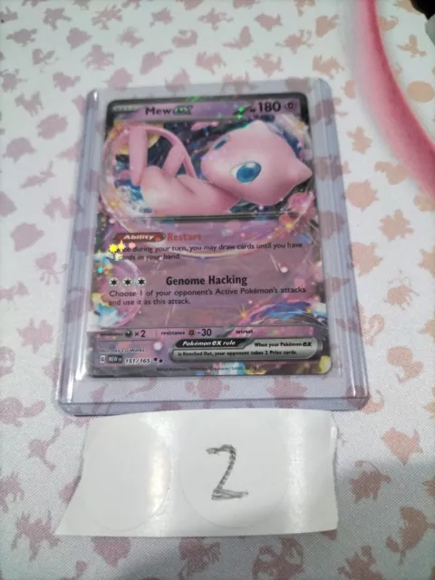 Mew ex 208/165 Pokemoncard151 - Pokemon Card Japanese