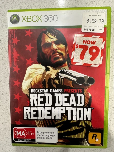 RED DEAD REDEMPTION Microsoft Xbox 360 With Manual Map Free