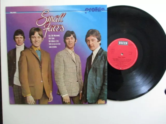LP - SMALL FACES - SMALL FACES / DECCA 624002 von 1967 " TOP ERHALTEN " (WASHED)
