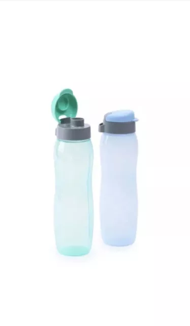 Tupperware Gen II ECO Drink Bottle 750ml Water Bottle With Drinking Cap New X2