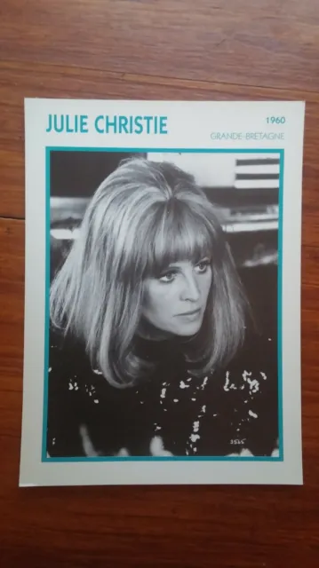 JULIE CHRISTIE fiche cinéma carte lobby card actor movie 1992