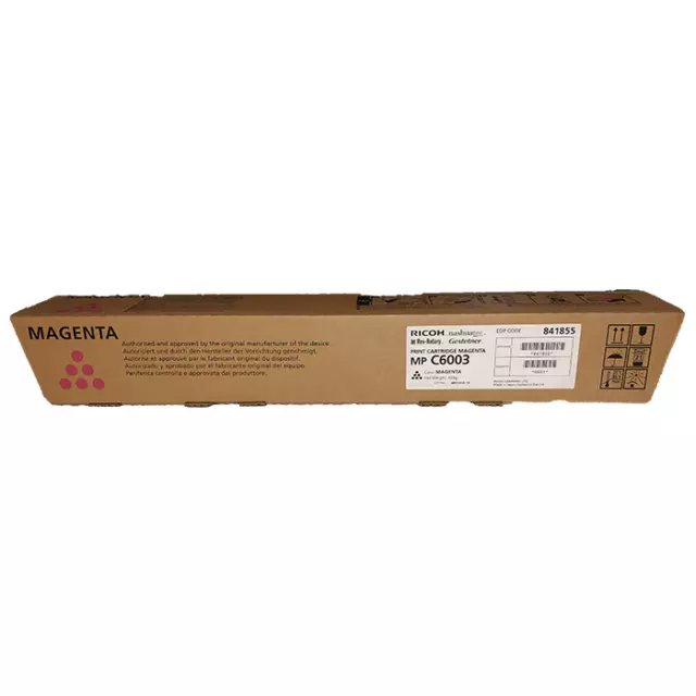 Genuine Ricoh 841855 Magenta Toner Cartridge MP C6003 A- VAT Inc