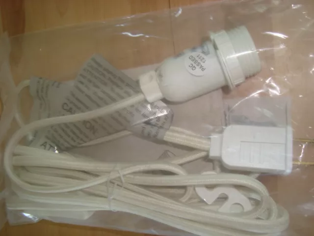 IKEA STRALA CORD Set with On/Off Switch White 9 ft 10 ( 3.0m
