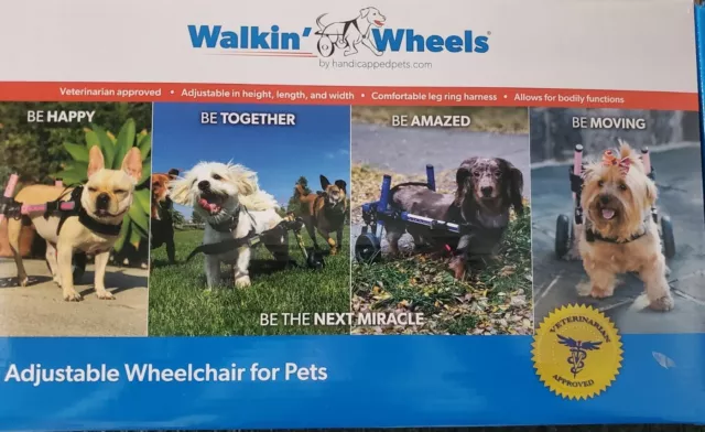Dog Wheelchair - For Small Dogs 11-25lbs - By Walkin' Wheels-Camo