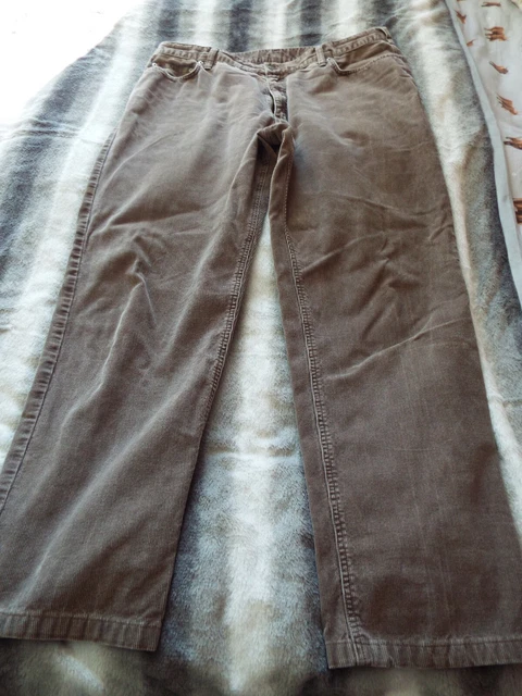 ' Lands End Square Rigger 100% cotton cord trousers Size W40 L32 good condition