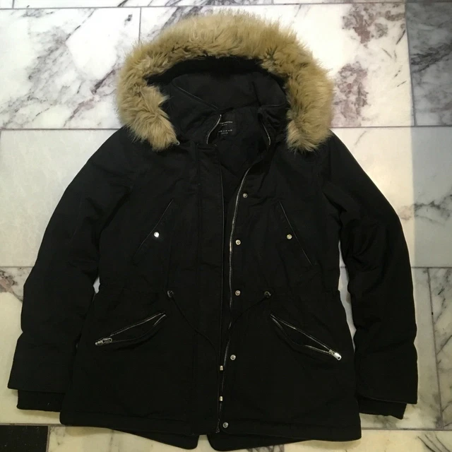 parka femme zara noir