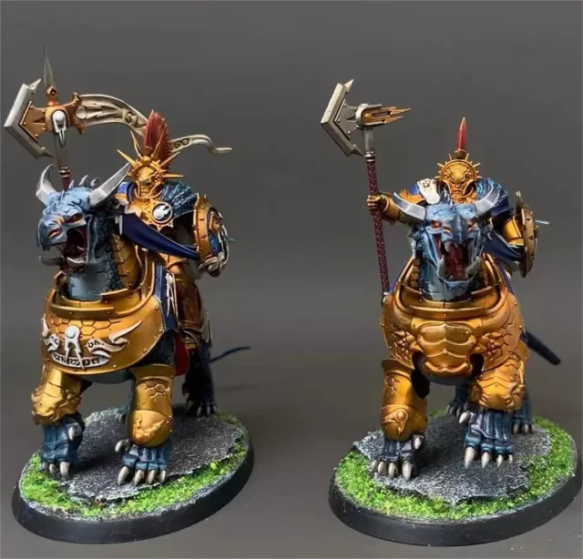 Dracothian Guard Desolators Tempestors Lord-Celestant on Dracoth Warhammer AOS