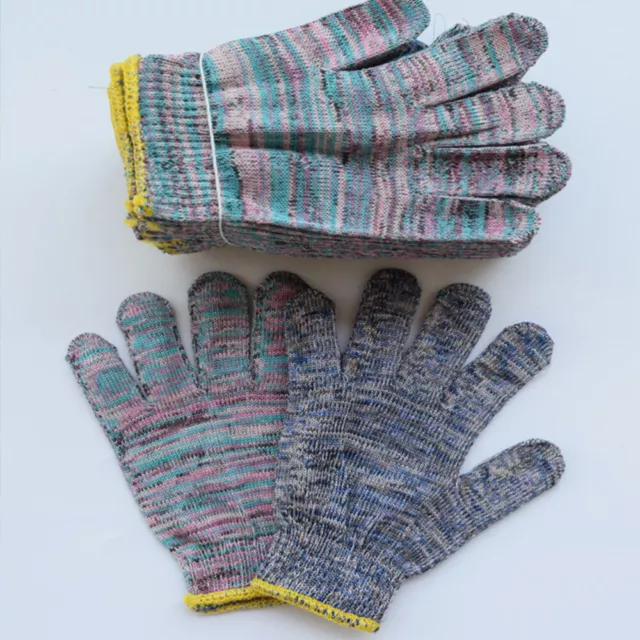 12 Pairs Nylon Blumen-Nylon-Handschuhe Mann Outdoor-Werkzeuge