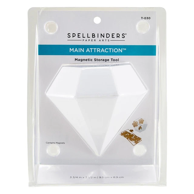 Herramienta imán de atracción principal Spellbinders - blanco T030