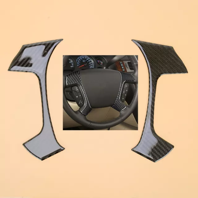 Steering Wheel Button Switch Panel Cover fit for Silverado Sierra GMC Yukon