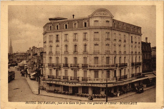 CPA AK Hotel du Faisan facing Gare St-JEAN general view - BORDEAUX (6555559)