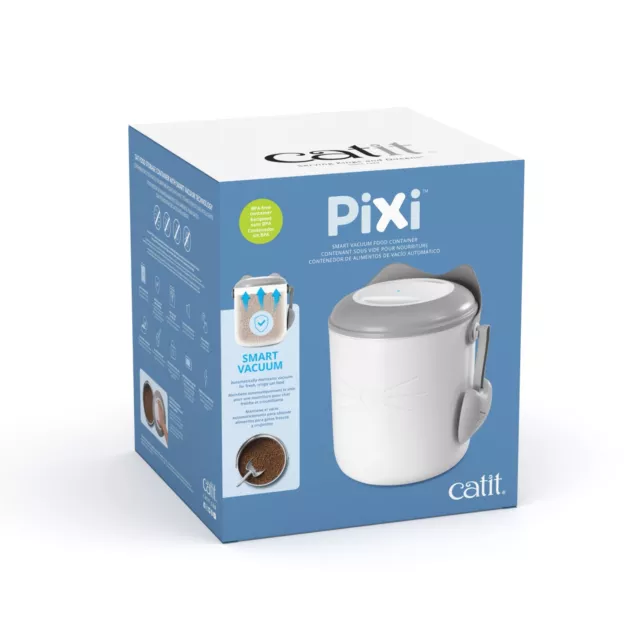 Catit Pixi à Vide Futtercontainer - Nouveauté ! Avec Intégré Batterie 2-3