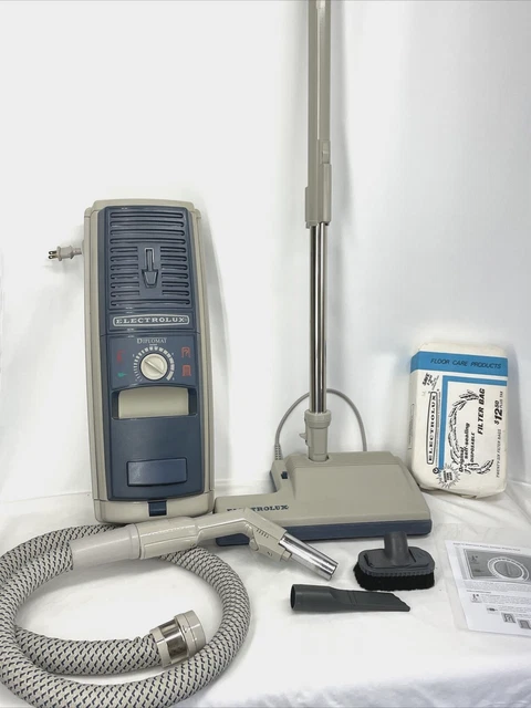 REFURBISHED Vtg Electrolux Canister Vacuum Cleaner Diplomat Carpet Head +22 Bags