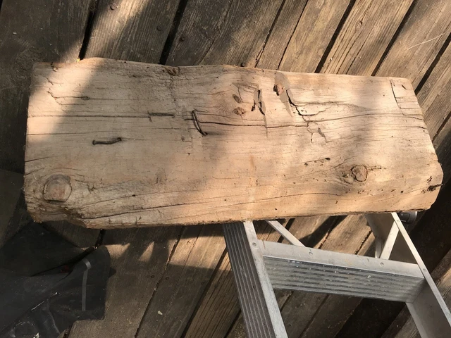 Barn Beam Wood Shelf, Architectural Salvage, Fireplace Mantel , Maple 5