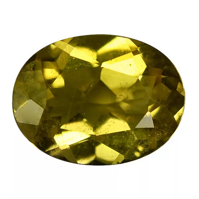 1.32 Ct Extreme Perfect Oval 8.7 x 6.7 MM Yellow Brazil Natural Beryl