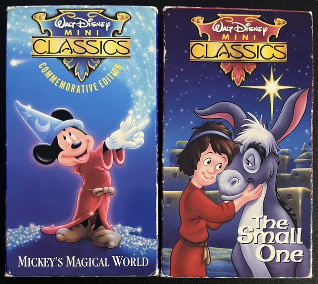 WALT DISNEY MINI Classics VHS Lot Of 2 Mickey s Magical World The 