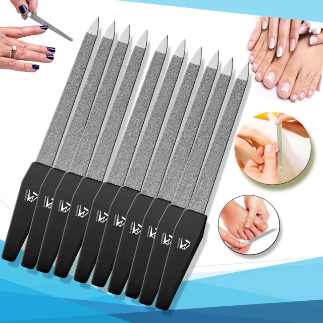 Black Chiropodist Quality Diamond Dusted Deb Nail Files Podiatry Manicure Tools