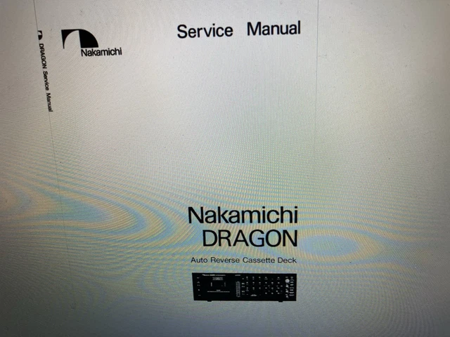 ナカミチドラゴン Nakamichi Gragon取扱説明書　サービスマニュアル Yahoo!オークション - Nakamichi DRAGON ナカミチ ドラゴン 純正