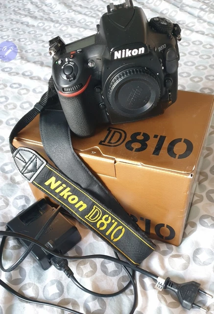 REFLEX NUMERIQUE NIKON D810 CMOS Plein format 24 x 36 mm 36.3 Mpx BOITIER NU