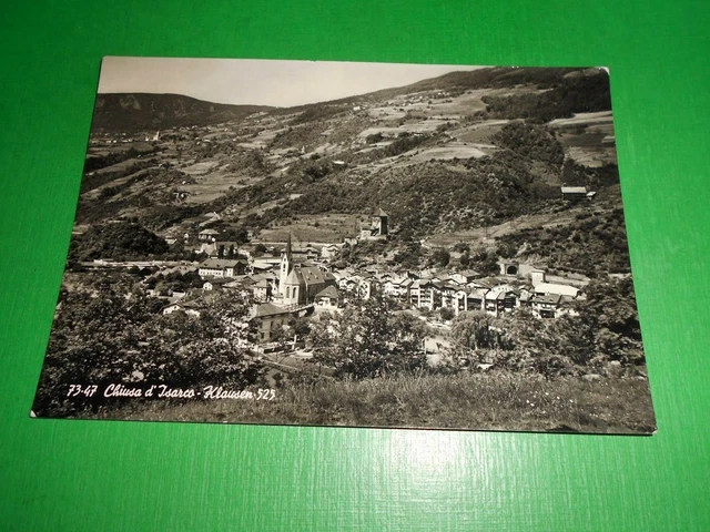 Cartolina Chiusa d'Isarco - Klausen 1958.