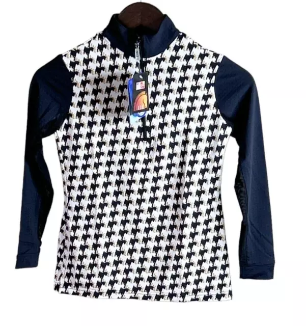 EIS Equi In Style Youth Long Sleeve Cool 1/4 Zip Shirt MSRP $49 Size Small