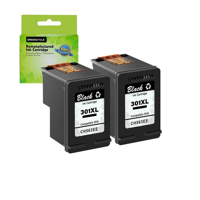 2x Tintenpatrone für HP 301XL OfficeJet 2600 2620 2622 4630 Envy 4500 4502 4505