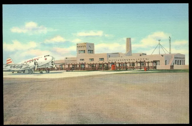 Municipal Airport - Albuquerque, Nm Postcard