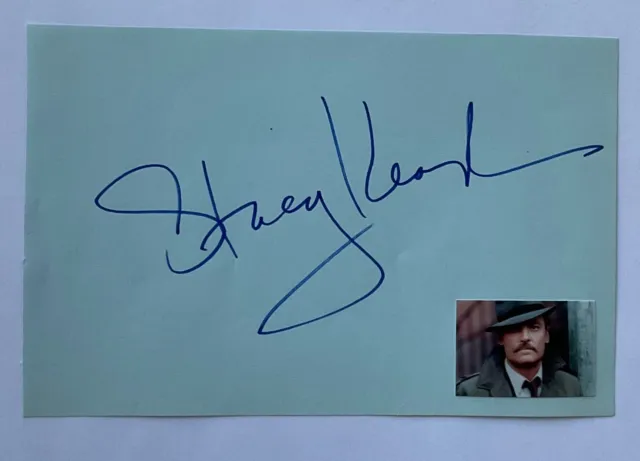 STACEY KEACH (Mike Hammer) Genuine Handsigned Signature on Album Page