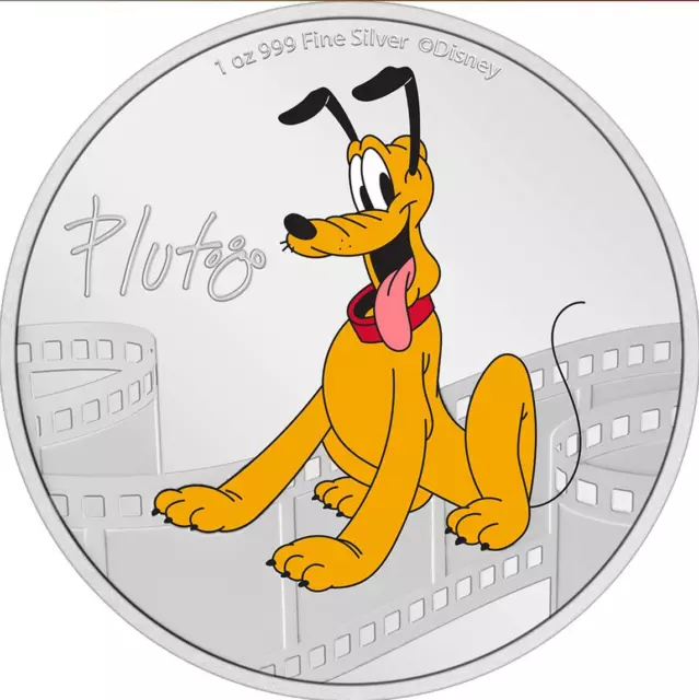 2023 Disney Mickey & Friends – Pluto 1oz Silver Niue Coin NGC 70 FR 3