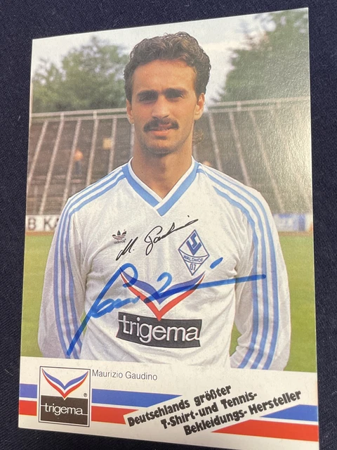 Kelocks Autogramme | Karl Heinz Bührer 1985/1986 SV Waldhof Mannheim Fussball Autogrammkarte Original Signiert