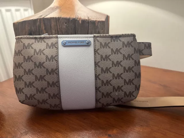 Michael kors signature logo belt bag deals
