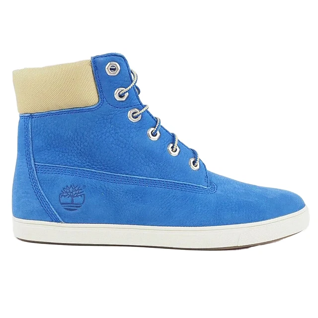 TIMBERLAND EK DEERING 6inch Chukka Lace Up Blue Nubuck Leather
