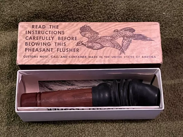 HERTER'S Famous Ring-necked Pheasant Flusher Call complete AS IS