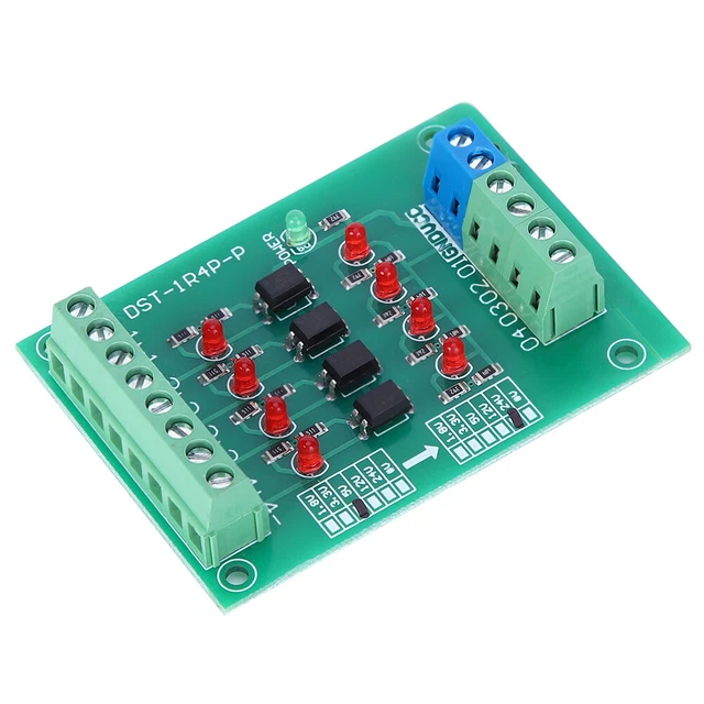 20KHz PLC Signal Voltage Conversion Board Mini Size Portable 4 Channel