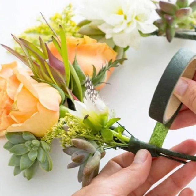 DIY Decorative Floral Stem Tape Bouquet Florist Green Tapes Wrap