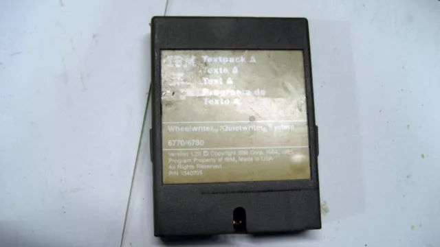 OEM IBM Textpack A Cartridge - Wheelwriter/Quietwriter System 6770/6780 #1340709