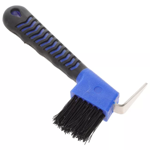 Horse Grooming Tool - Grip Hoof Pick with Brush (Random Color)-SK