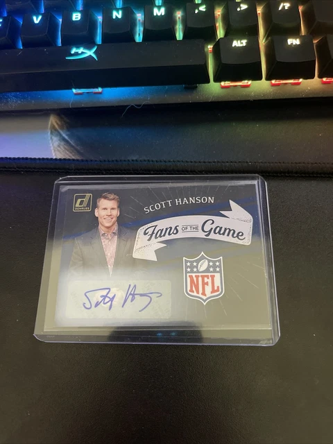 2022 NFL Donruss Fans Of The Game Scott Hanson Auto