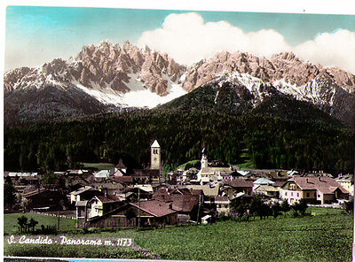 PANORAMA S.CANDIDO 8684 BOLZANO CARTOLINA TRENTINO ALTO ADIGE 