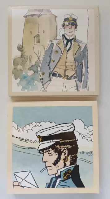 deux coffrets cartes enveloppes Corto Maltese Hugo Pratt Casterman 1997 et 1998