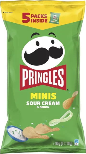 Pringles Sour Cream and Onion Minis Chips 95 g