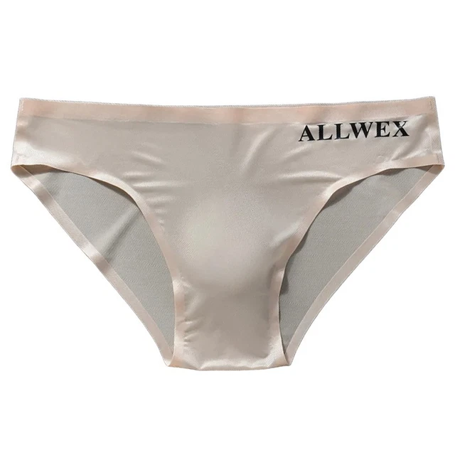 Slip Homme En Soie Glacée - Design Transparent Sans Couture - Léger Et Confortable - Neuf Avec Étiquettes